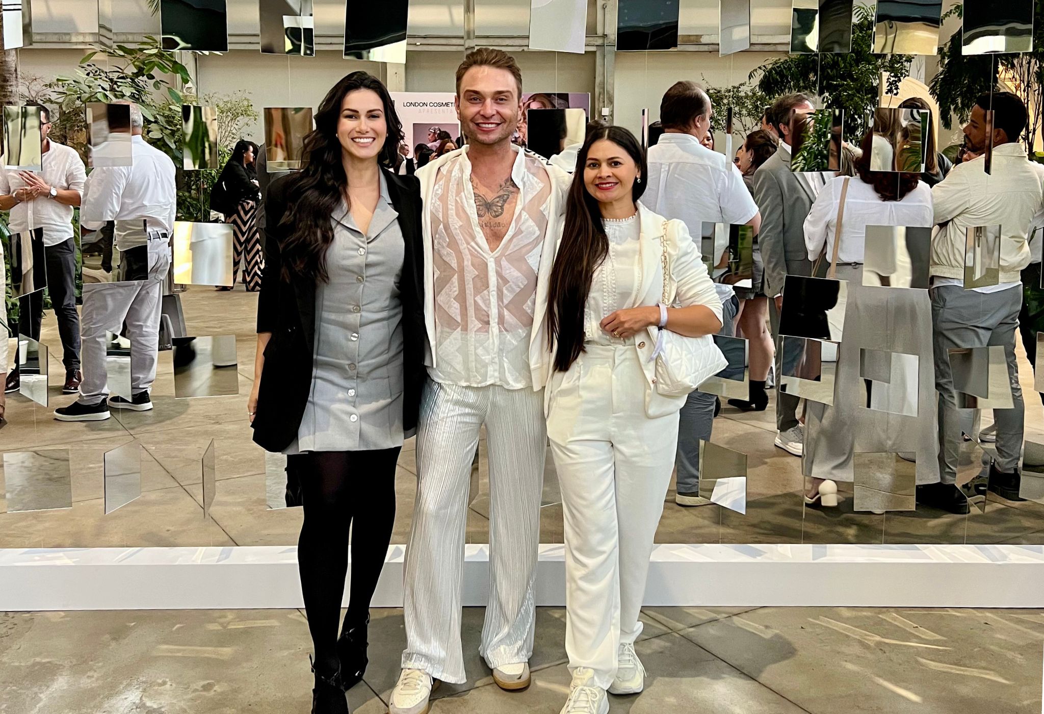 Equipe D'Lima Cosméticos no evento London Celebrate em São Paulo